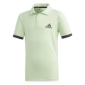 adidas Polo tenisowe Nowy Jork #19 limonkowy dla chłopców